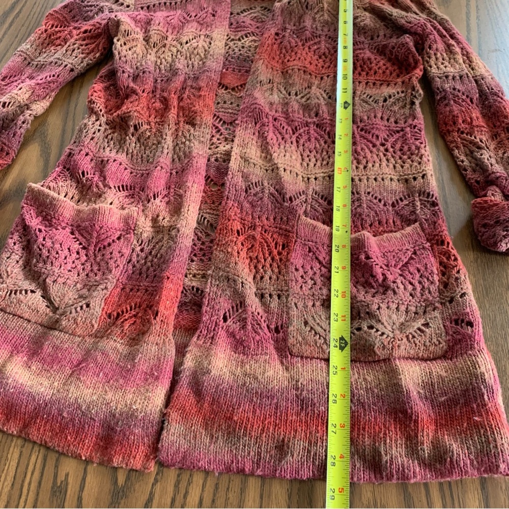 Relativity Knit Acrylic Cut Out Cardigan Women’s - Picture 7 of 9